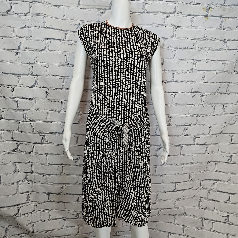Proenza Schouler White Label Georgette Wrap Dress